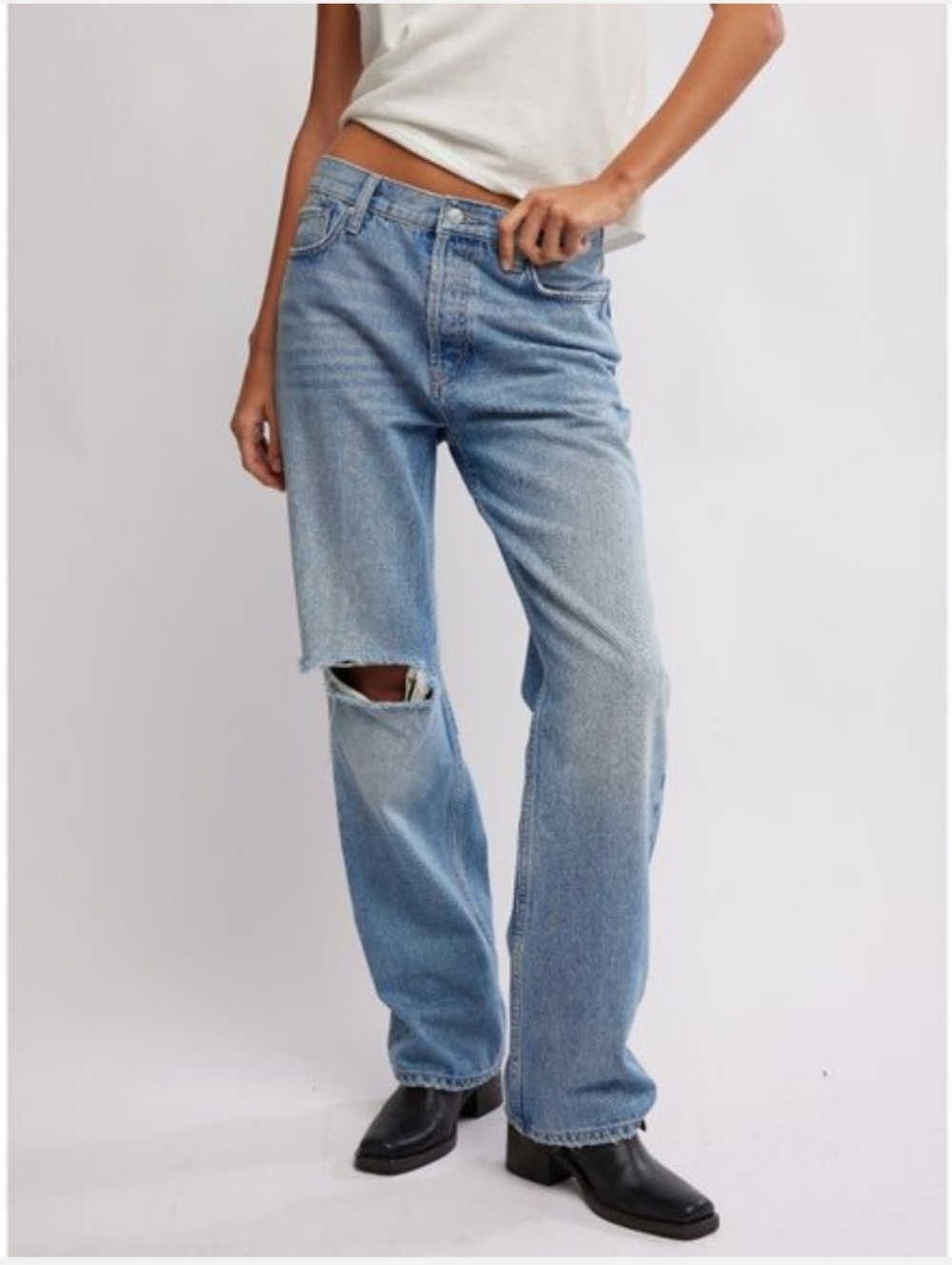 FREE PEOPLE We The Free Holly Bootcut Jeans / Cambridge